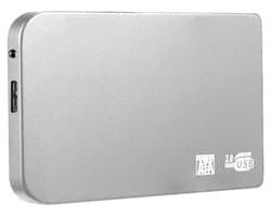Externe Harde Schijf - Draagbare Opslag - Snelle Data Back-up - Hoge Overdrachtssnelheid - 64 GB Capaciteit - Zilver