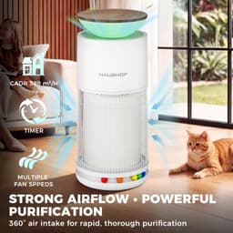 Luchtreiniger HEPA H13 - 44 Watt Vermogen - 45 m² Oppervlakte - Wit Kleur - Voor Huisdieren En Allergieën — thumbnail 2