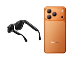 Blackview WAVE 7C Smartphone + BV300 Camera Bril - 4G - DUAL SIM - 16GB RAM + 64GB ROM - Android 16 - 5000mAh + AI Smart Zonnebril Slimme Bril - Bluetooth 5.4 IP54