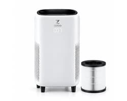Zenvo Luchtreiniger XL - HEPA 13 Filter - CADR 360 m³/u - Tot 50 m² - Luchtkwaliteitssensor - 4 Standen - Voor Pollen, Fijnstof & Huisstof