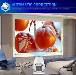 Beamer Draagbare Mini - 1280 x 720 Resolutie - 130 Inch Scherm - DLP - Android 14 Smart Projector — thumbnail 3