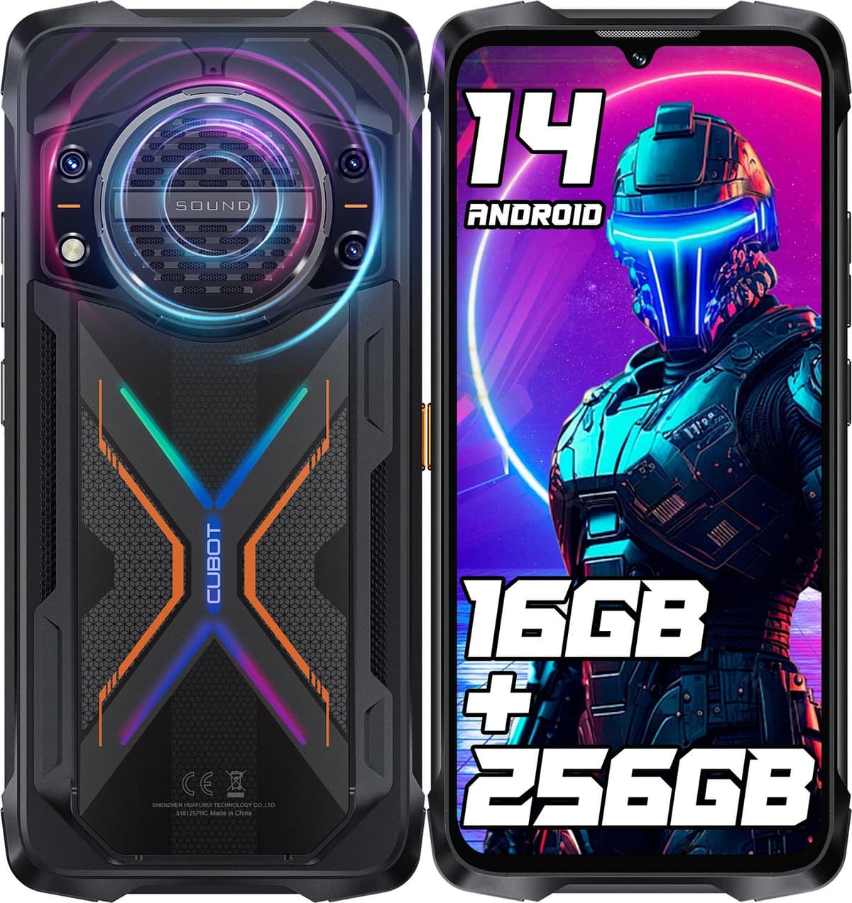 CUBOT KingKong Power 3 4G Outdoor Smartphone 24GB+256GB-6,72"120Hz FHD-100MP-10200mAh-Android14 — afbeelding 1