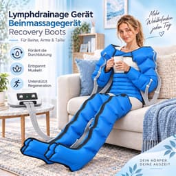 Apparaat voor benen, 6 kamers, 30-240 mmHg, herstellaarzen voor thuis — thumbnail 5