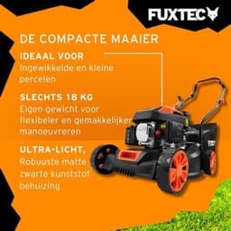 Grasmaaier Benzine - 1,8 Pk Motor - 40 Cm Maaibreedte - Kunststof Behuizing - Voor Kleine Tuinen — thumbnail 5