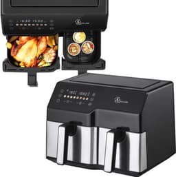 Heteluchtfriteuse 2 kamers 10L 2500W Airfryer Touch LED XXL — thumbnail 1