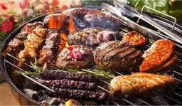 Barbecue Garden Grill Kogelgrill Houtskoolbarbecue bbq - Ø44 cm - Zwart — thumbnail 2