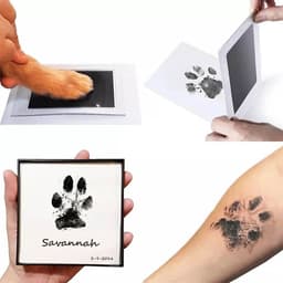 Baby Handafdruk -  Footprint Opdruk - Kit Baby  - Souvenirs Casting - Pasgeboren Voetafdruk Stempelkussen - Baby Klei Speelgoed geschenken — thumbnail 3