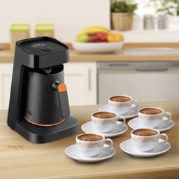 OK0013 - Arzum - OKKA Minio Jet - Turkish Coffee Machine - Copper, Turkse Koffie Maker - x5 cups coffee capasity — thumbnail 2