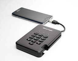 iStorage diskAshur PRO2 3000GB Zwart, Grafiet externe harde schijf — thumbnail 5