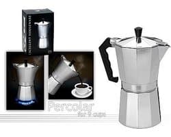 Aluminium Percolator voor 9 kopjesExcellent Houseware