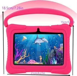 Xerolax Kindertablet - Kinder Computer - Vanaf 3 Jaar - 5 Jaar - 32GB - 7 Inch - Inclusief Gratis Beschermhoes - Roze — thumbnail 2