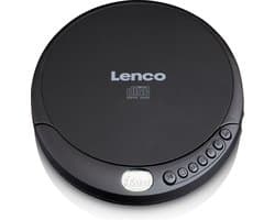 Lenco CD-010 Discman - Draagbare CD Speler met Oordopjes - Zwart
