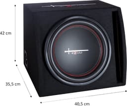 Excalibur X1 Basspack 12'' - Subwoofer - Met Versterker & Kabelset — thumbnail 3