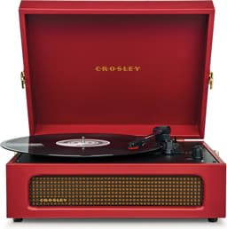 Crosley Voyager CR8017B-BUR - Burgundy Rood - Bluetooth in/uit Platenspeler — thumbnail 1