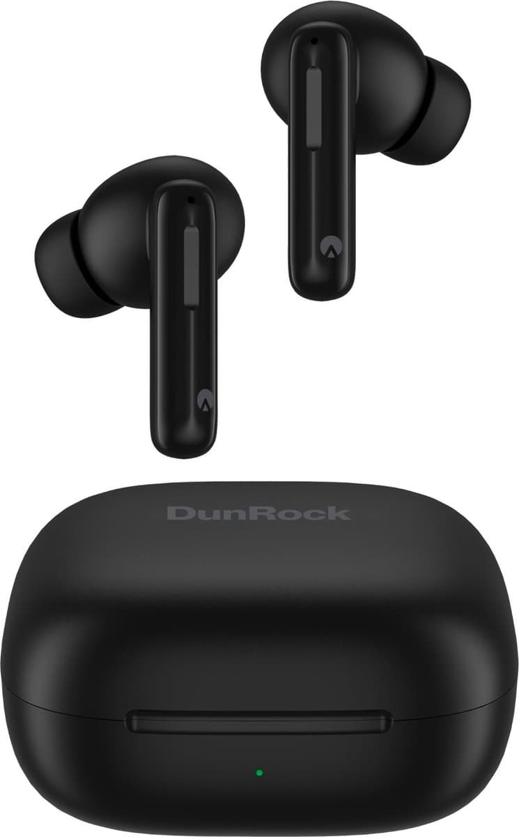 DunRock Bubble - draadloze oordopjes - Zwart - met Active Noise Cancelling - bluetooth oortjes - ENC filter in de microfoon - Met DunRock App voor je smartphone — afbeelding 1