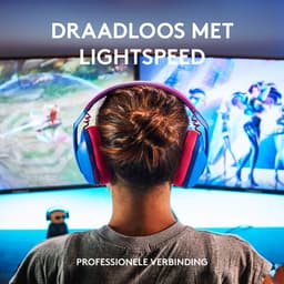 Logitech G435 LIGHTSPEED - Draadloze Gaming Headset - Bluetooth - Blauw — thumbnail 3
