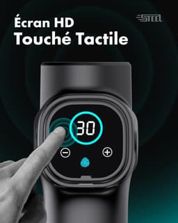Massagepistool, Top Gun, spiermassageapparaat, vibrerend, elektrisch apparaat ter verlichting van pijn en stijfheid, spieren, rug, benen, cervicaal, na sport, krachttraining, cadeau voor mannen en vrouwen — thumbnail 3