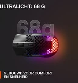 SteelSeries Aerox 3 Wireless - Onyx gaming muis — thumbnail 2