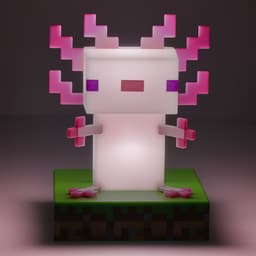 Minecraft Axolotl Icon Light – Officieel Gelicentieerde Vrijstaande Bureaulamp, Gamingkamer Decor & Nachtlamp Cadeau voor Jongens en Meisjes- Paladone — thumbnail 5