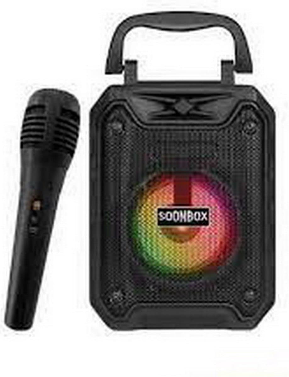 Karaoke set speaker met microfoon - avec microphone — afbeelding 1