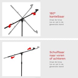 Áengus Microfoonstatief Microfoon Standaard met microfoon klem — thumbnail 4