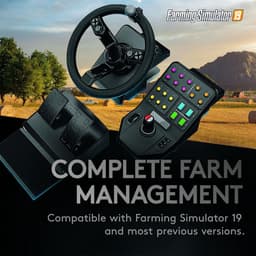 Logitech G Saitek - Farming Simulator Controller - Heavy Equipment bundel - Geschikt voor PC & Mac - Zwart — thumbnail 4