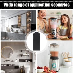 Apparaat Glijder - Keuken Accessoire - Apparaten Verplaatsen - Schadebestendige Kwaliteit - 50 x 197 cm - Zwart — thumbnail 4