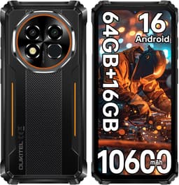 OUKITEL G6 Outdoor Smartphone, 10600mAh, 16GB+64GB, 16MP, IP68 Waterdicht, Android 16, OTG, Dual 4G — thumbnail 1