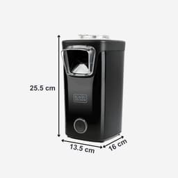 Popcornmachine - Popcorn maker - Snacks Maken - Zonder Olie - 1100 Watt - Zwart — thumbnail 5