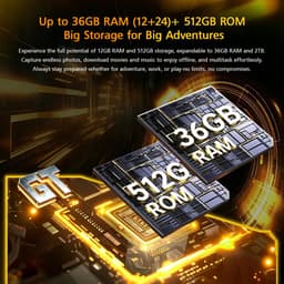 OUKITEL WP66 5G Outdoor Smartphone-11000mAh-108MP camera-36GB RAM-512GB ROM-IP68 Waterdicht, Android 16, NFC — thumbnail 4