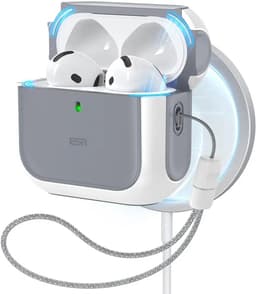 ESR Halolock Orbit Hybrid Hoes Geschikt Voor AirPods 4 (AirPods 4e Generatie) (2024) - Compatibel met MagSafe - Wit — thumbnail 1