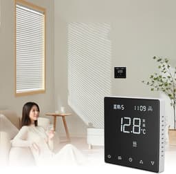 Digitale Thermostaat - Slimme Regelaar - Energie Besparen - Wifi App Bediening - 5-45°C Bereik - Wit — thumbnail 4