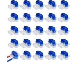 SnelShoppen - 25 Stuks Robotic Grasmaaier Kabels | Waterdichte Klemmen voor Grensdraad, Geschikt voor Automowers en Reparatieset