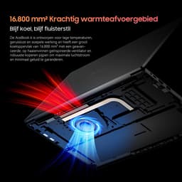 Blackview AceBook 6 - Laptop - 15,6 inch Full HD - 16GB DDR4 RAM - 512GB SSD - AMD Ryzen 3 3300U - Windows 11 Notebook - UHD Graphics - Grijs — thumbnail 3