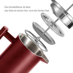 ZEYNOMAX- Filterzeef 6 Stuks - Vervangende Filter - French Press Zeef - Roestvrij Staal - Diameter 9,6 cm - Voor Heerlijke Koffie - Koffiefilter — thumbnail 4