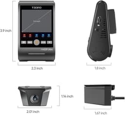 VIOFO A229 Ultra-W 2CH - Dashcam - Dual 4K voor & achter - Sony STARVIS 2 - Waterdichte achtercamera IP67 - GPS & Dual-Band Wifi - HDR Nachtzicht - Parkeermodus met Buffer - Voice Control - USB-C - Tot 512GB microSD — thumbnail 3