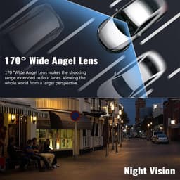 SnelShoppen - CAMECHO Auto Dash Cam Mini voor Android autoradio, USB Dashcam Auto met 170° Groothoek, Nachtzicht, DVR Videorecorder, G-sensor, ADAS, L — thumbnail 4