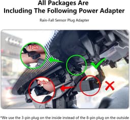 Dashcam voor auto - Zwart - 4K Voor en 1080p Achter - Wifi, G-sensor en 128 GB Kaart - Voor Audi 2019-2026 — thumbnail 4