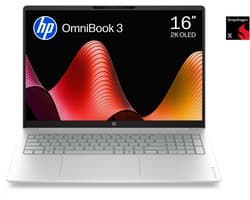 HP OmniBook 3 16-bz0716ndx - Copilot+ Laptop - 16 inch - Snapdragon X - 16GB/512GB - QWERTY - 2K OLED - Studenten laptop
