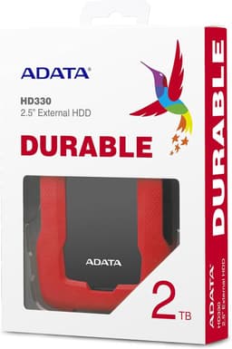 Externe Harde Schijf - Opslagstation Data - Bestanden Opslaan - Schokbestendige Behuizing - 2TB - Rood — thumbnail 5