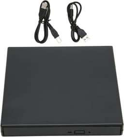 Externe DVD-Drive - Cd-brander - Bestanden Archiveren - Schokbestendig Ontwerp - 19x16x5 cm - Zwart — thumbnail 5