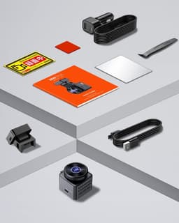 Dashcam 1080P – Mini Autocamera – WiFi & GPS – HDR Nachtzicht – 24U Parkeerbewaking – 160° Groothoek — thumbnail 3