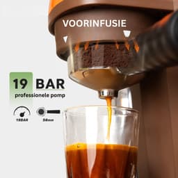 VLSelect® Espressomachine Bonen - Koffiemachine - Bonenmaler — thumbnail 4
