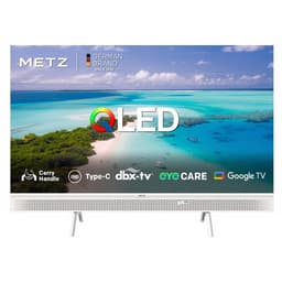 Coocaa 32 inch (80 cm) QLED smart tv met Google TV, HDR10, Dolby Audio, Bluetooth 5.1, oogzorg, Google Cast, drievoudige tuner DVB-T2/C/S2, CI+, model 32CGQG41Z (2026), energieklasse E — thumbnail 1