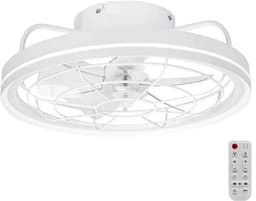 Led | Plafondventilator | LED Verlichting | Incl. Afstandbediening | 2700-6500K | Dimbaar | Ø48cm | Wit — thumbnail 1