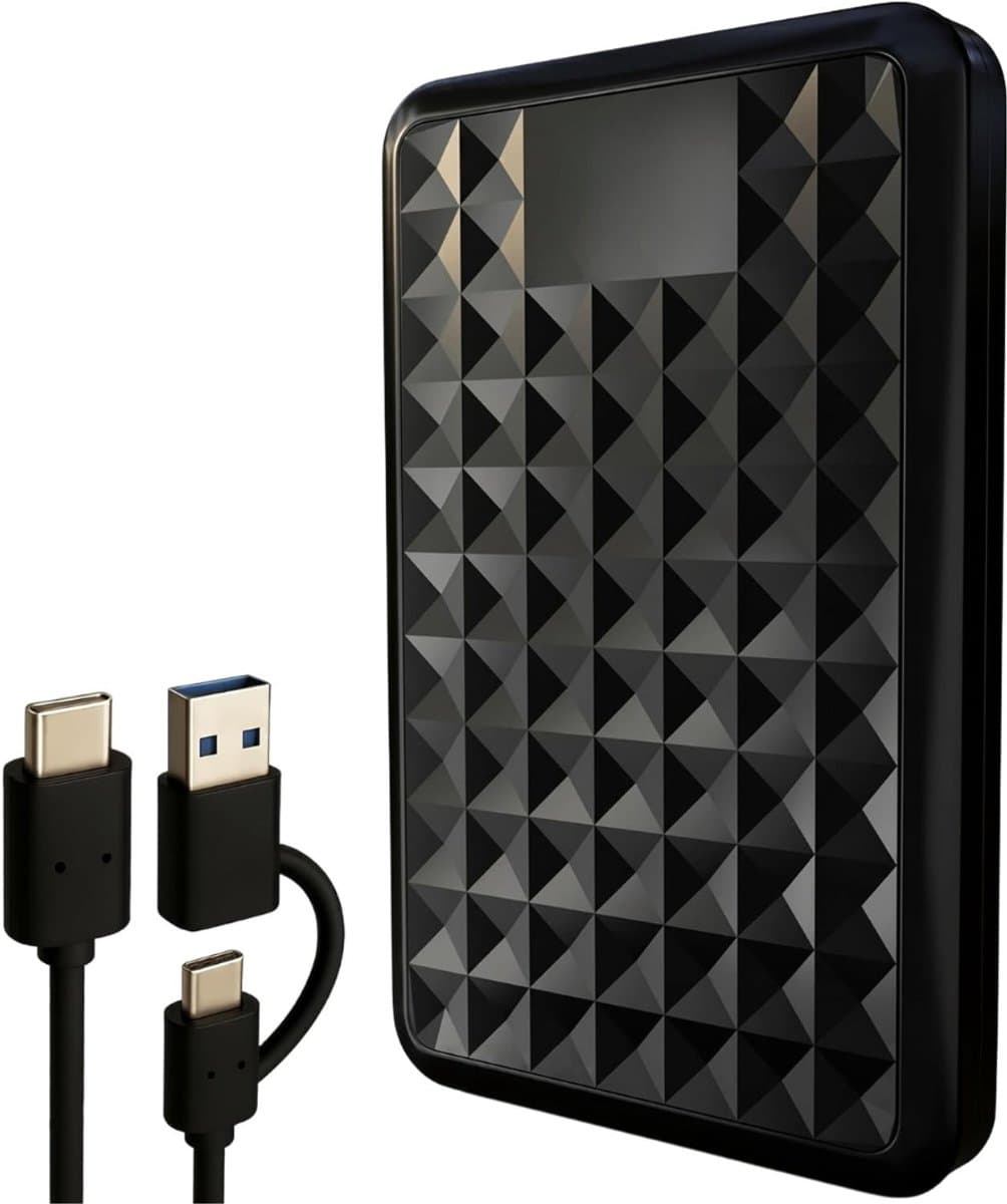 ApexArte® Harde Schijf Extern - Draagbare - 120GB Opslag -Zwart — afbeelding 1