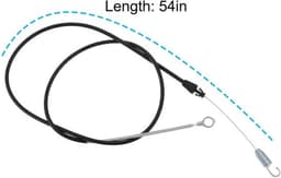 Tractie Controle Kabel 54" - Roestvrij/Stijve Staalkabel - OEM 137-4758 - Voor Maaier - Soepele Installatie - Maaikabel — thumbnail 5