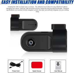 Auto Camera - Rijrecorder DVR - Veilig Rijden - ADAS Ondersteuning - 140 Graden - Zwart — thumbnail 5