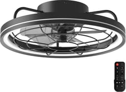 Led | Plafondventilator | LED Verlichting | Incl. Afstandbediening | 2700-6500K | Dimbaar | Ø48cm | Zwart — thumbnail 1