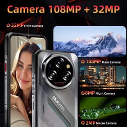 OUKITEL WP62 5G Rugged Smartphone-11000mAh-32GB RAM-512GB ROM-108MP-Android 15-IP68/IP69K-OTG — thumbnail 2